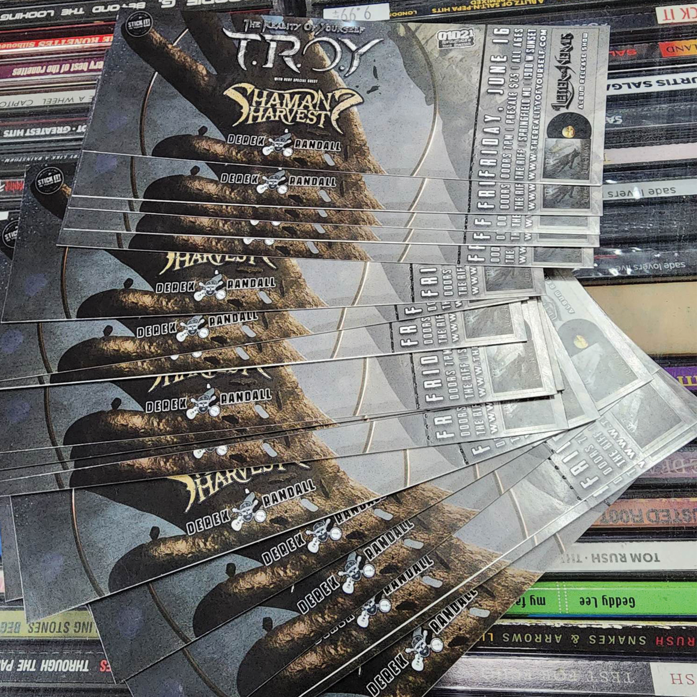 Tickets - Album Release Party w/ Shaman's Harvest & Derek Randall 6-16